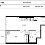 Home Power Adelaide Condos - 1-529 - Floorplan