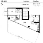 Home Power Adelaide Condos - 1D-803 - Floorplan
