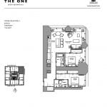 The One Condos - Tower Suites 02 - Floorplan