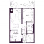 Varley Condos - 211 - Floorplan