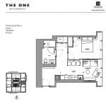 The One Condos - Tower Suite 03 - Floorplan