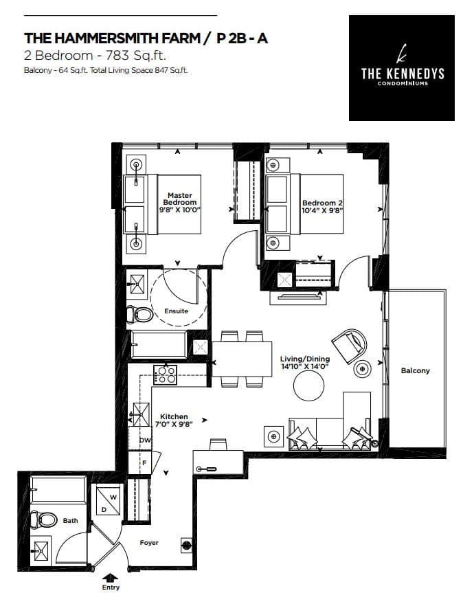 The Kennedy's Condos, Scarborough Price Lists & Floor Plan