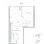 65 Broadway Condos - 1B - Floorplan