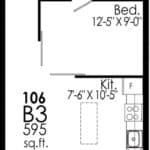 B-Line Condos - Suite B3 - Floor Plan
