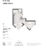 BIG King Toronto Condos - 1101-S - Floorplan