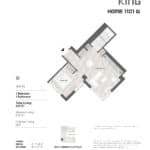 BIG King Toronto Condos - 1101-W - Floorplan
