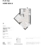 BIG King Toronto Condos - 906-W - Floorplan