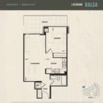 Oak & Co Condos - Balsa - Floorplan