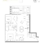 Concord Canada House - West Tower - Upper Canada - Plan 02 - Floorplans