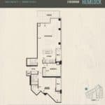 Oak & Co Condos - Hemlock - Floorplan