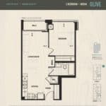 Oak & Co Condos - Olive - Floorplan