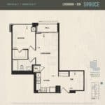 Oak & Co Condos - Spruce - Floorplan