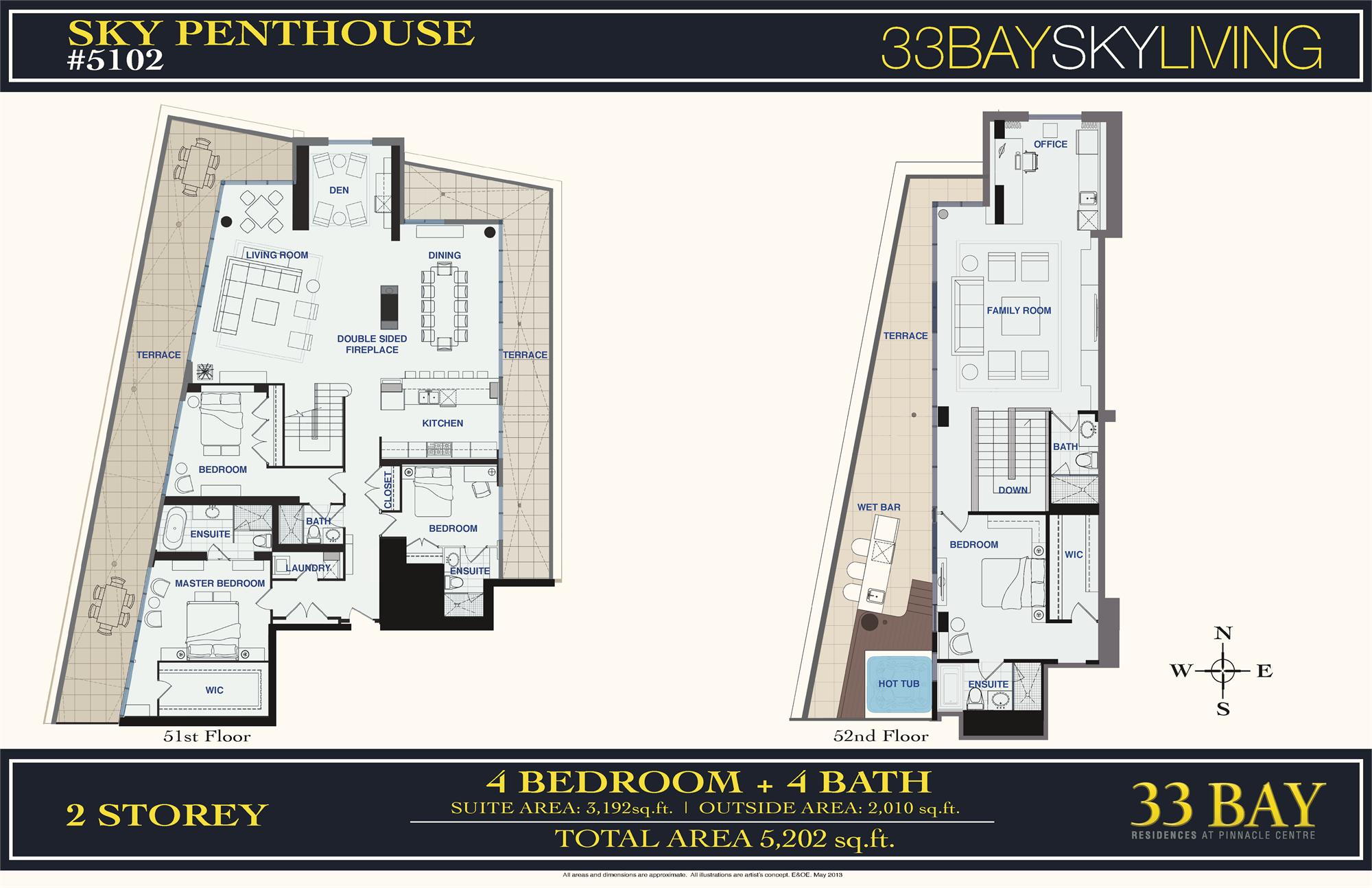 33 Bay Residences at Pinnacle Centre Prices & Floor Plans