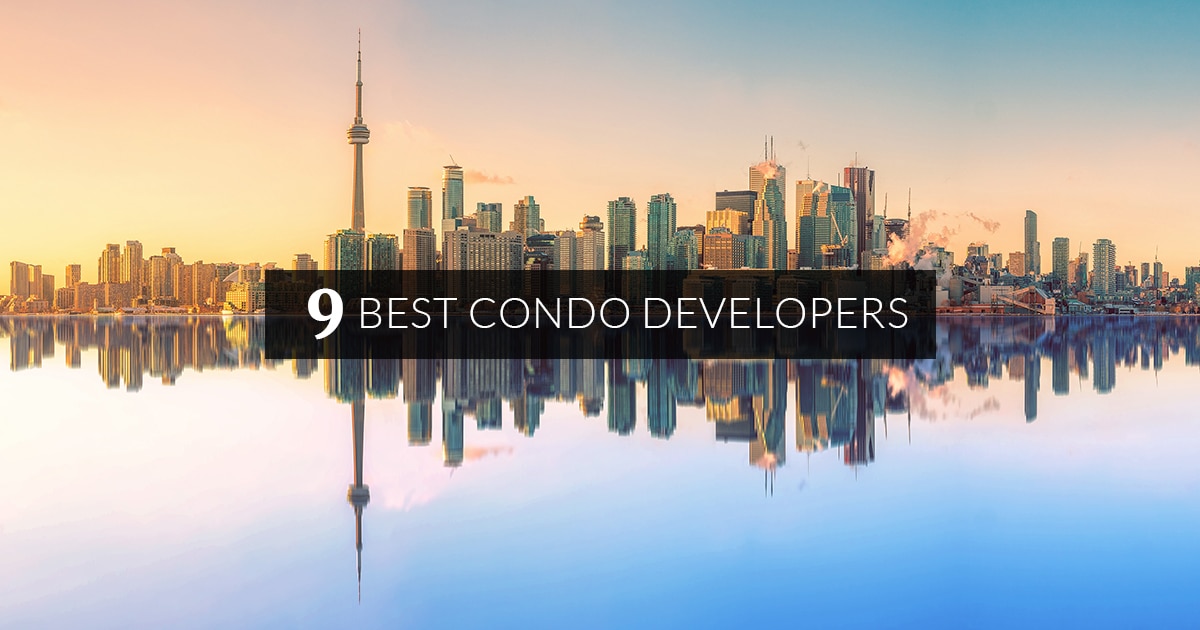 Toronto Skyline with top 9 condo developers