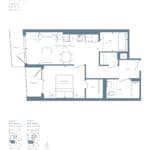 Lakeside Residences - 1DA Upper Sky Suite - Floorplan