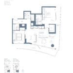 Lakeside Residences - 2C Upper Sky Suite - Floorplan