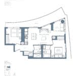 Lakeside Residences - 2D Upper Sky Suite - Floorplan