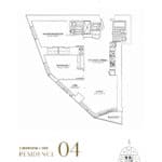 SkyTower at Pinnacle One Yonge Condos - Residence 04 - Floor Plan