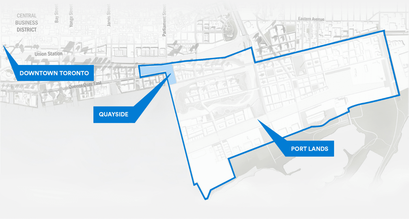 Downtown Toronto map