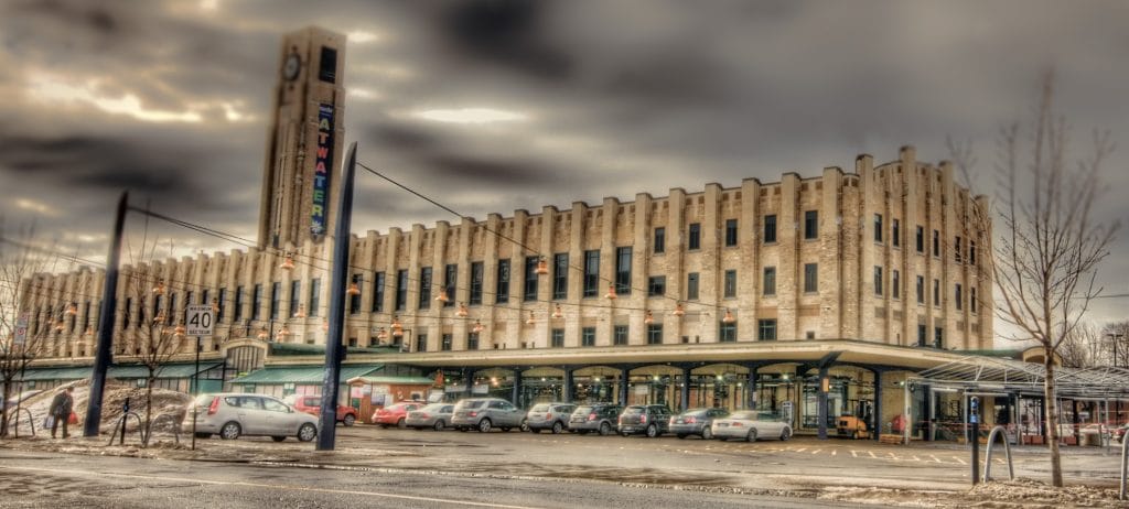 Atwater Market with Canadian architecture