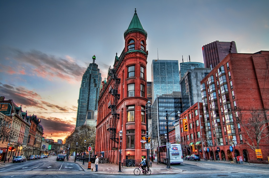 Gooderham Building with iconic architecture