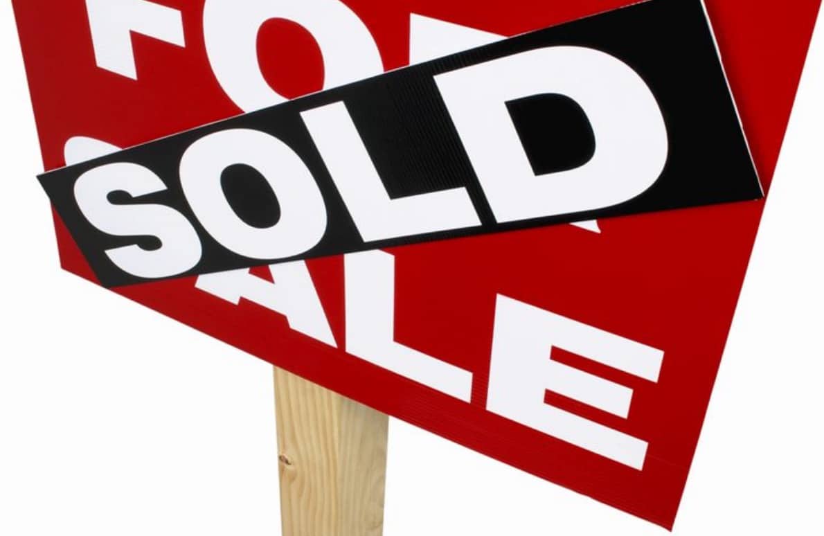 Sold sign