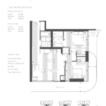 Azura Condos - The Tiffany - Floorplan
