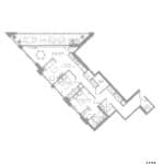 1181 Queen West Condos - 1133 sq.ft - Floorplan