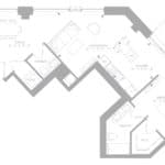1181 Queen West Condos - Lower Penthouse 1404 - Floorplan