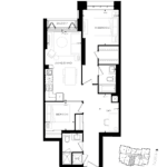 Y&S Condos - 871 - 2 + Den - Floorplan
