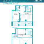 Rise at Lakeshore Condos - Loft 2 - Floorplan