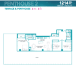 Rise at Lakeshore Condos - Penthouse 2 - Floorplan