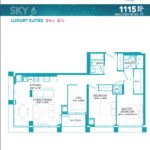 Rise at Lakeshore Condos - Sky 6 - Floorplan