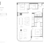 The ANX Condos - Luxury Suite 890 - Floorplan