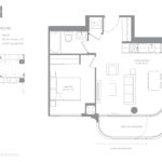 The ANX Condos - Modern Suite 555 - Floorplan