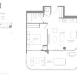 The ANX Condos - Modern Suite 555 + Terrace Option - Floorplan