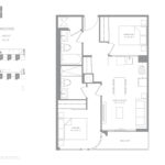 The ANX Condos - Modern Suite 640A - Floorplan