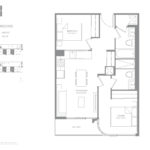 The ANX Condos - Modern Suite 640B - Floorplan