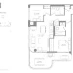 The ANX Condos - Modern Suite 715 + Terrace Option - Floorplan