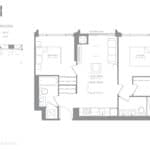 The ANX Condos - Modern Suite 725B - Floorplan