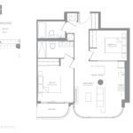 The ANX Condos - Modern Suite 760 - Floorplan