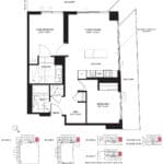 Wesley Tower at Daniels City Centre - The Paisley - Floorplans