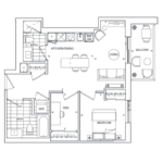 St. Clair Village Condos - Suite 604 - Floorplan