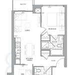 609 Avenue Road Condos - Suite 1B+D - Floorplan