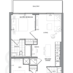 609 Avenue Road Condos - Suite 1C+D - Floorplan