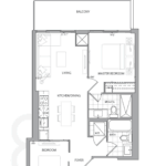 609 Avenue Road Condos - Suite 2B - Floorplan