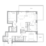 609 Avenue Road Condos - Suite 3A - Floorplan
