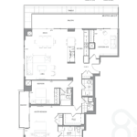 609 Avenue Road Condos - Suite 3H - Floorplan