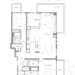 609 Avenue Road Condos - Suite 3K - Floorplan