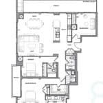 609 Avenue Road Condos - Suite 3M - Floorplan